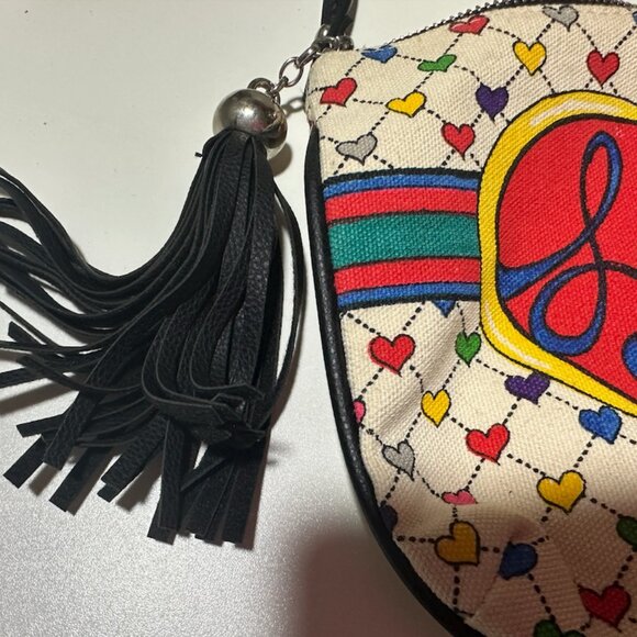 Brighton "Love & Joy" Canvas Crossbody - Picture 5 of 9